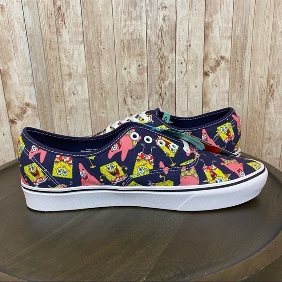 Vans x SpongeBob Comfycush Authentic Alohabob Limited Edition Shoe Size 11.5 Men - Picture 9 of 13